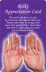Reiki Appreciation Cards