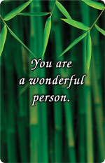 You are a wonderful person