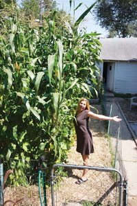 Jill with corn