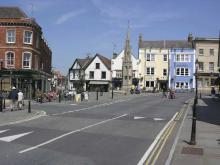 Glastonbury town center