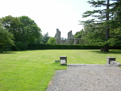 View from back of Retreat House