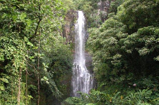 Waterfall by the road